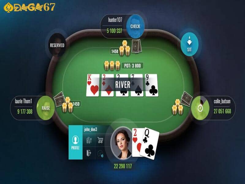 Lựa chọn tựa game poker online có giao diện dễ dùng